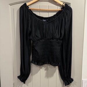 GAP Women's Elegant Black Blouse